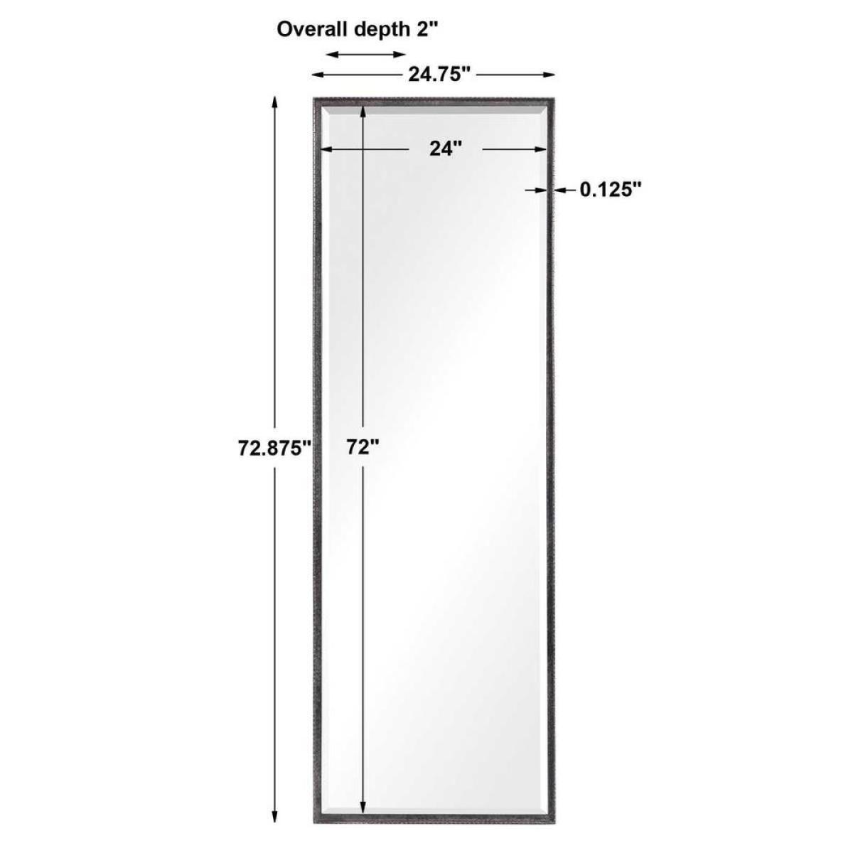 Callan Mirror, Black - Image 8