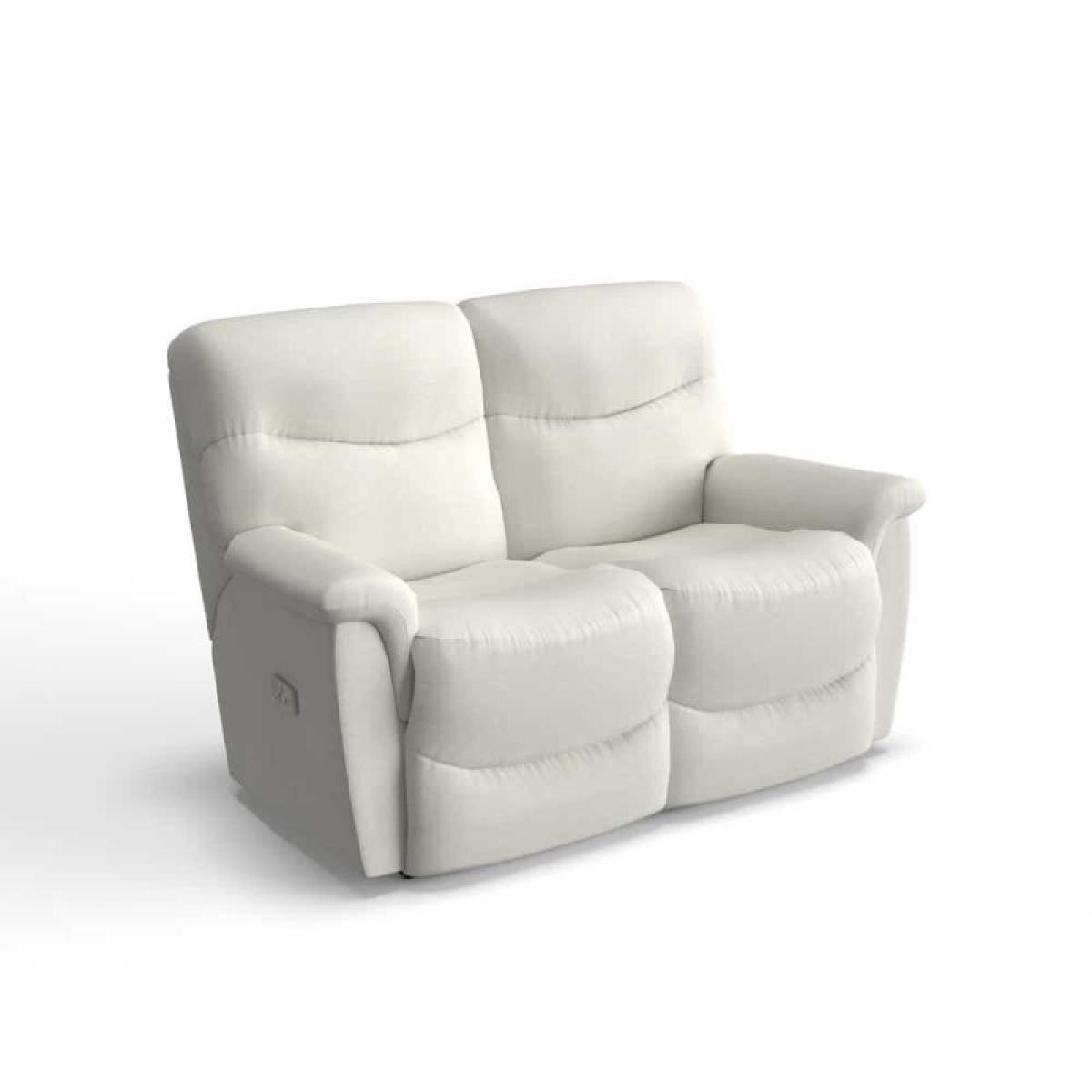 James Power Reclining Loveseat W/ Headrest & Lumbar - Image 2