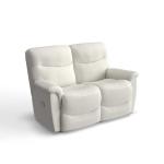 James Power Reclining Loveseat W/ Headrest & Lumbar