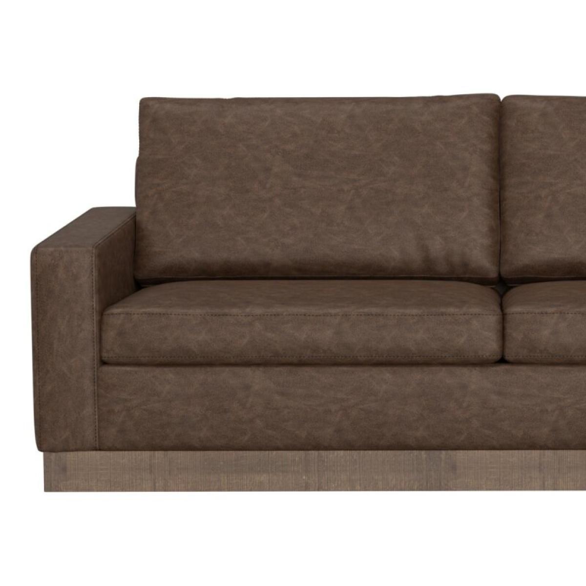 Wooden Frame & Base, Sectional Left-Arm Loveseat - Georgia - Image 7