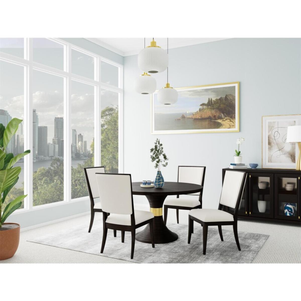 226283815cce5f6c79a582d7090bc492 Lydia Round Dining Table - Image 1