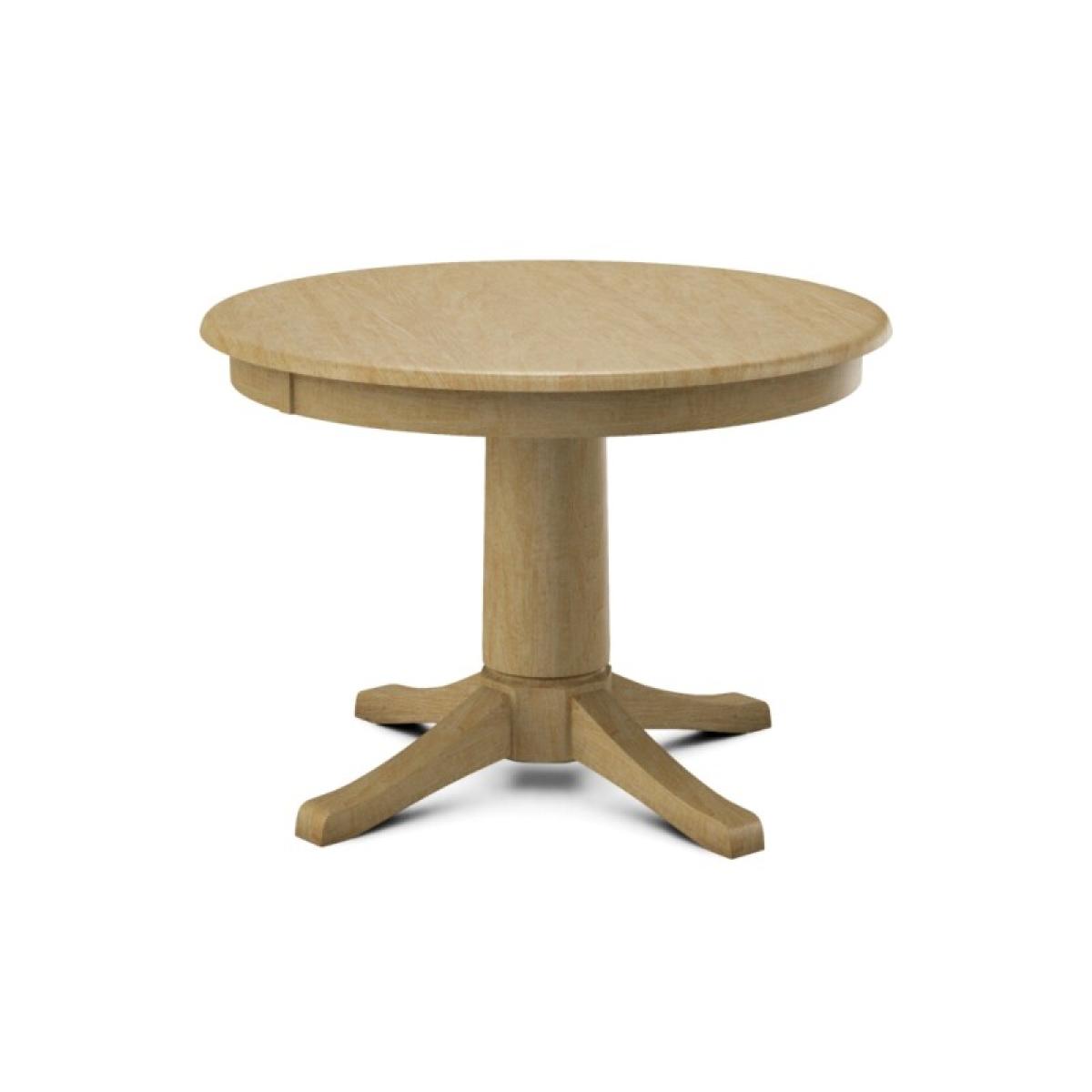 Build Your Own Pedestal Table w/ 42" Round Tabletop w/'Half Bullnose Edge - Image 10