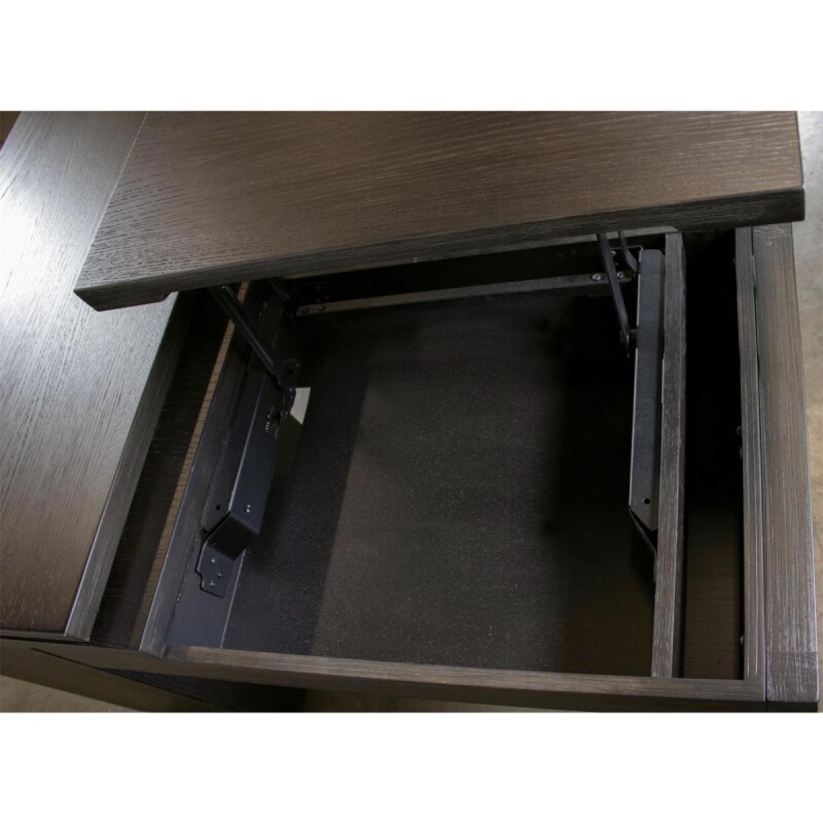Swivel Lift-top L-desk - Image 14