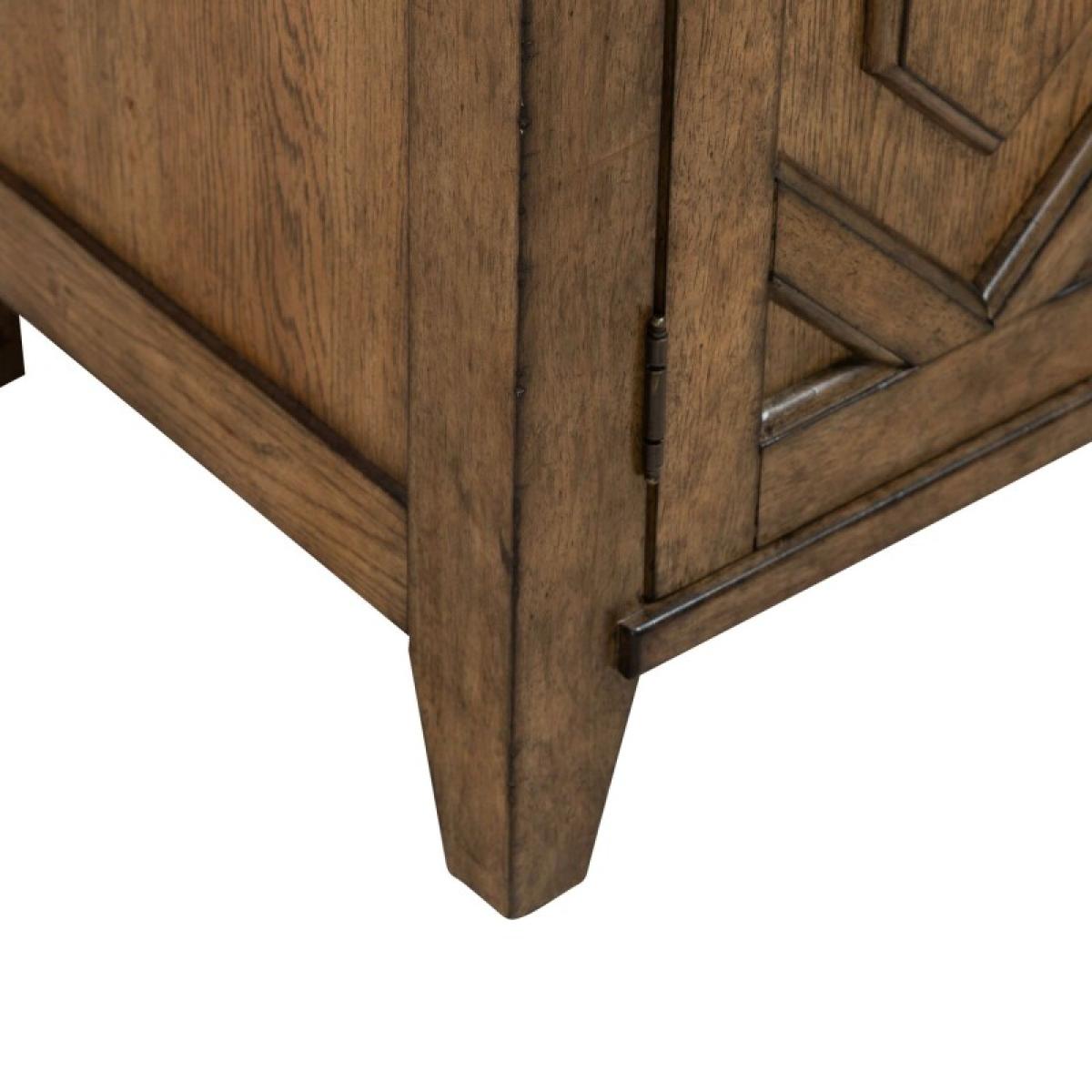 Carolina Park 2 Door Bedside Chest w/ Charging Station - Image 13