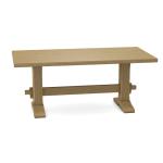 Trestle Solid Table Top w/ Trestle Table Base - T-7236T - Image 4