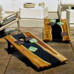 Clearwood Cornhole Game, Black, S/2 - Image 3