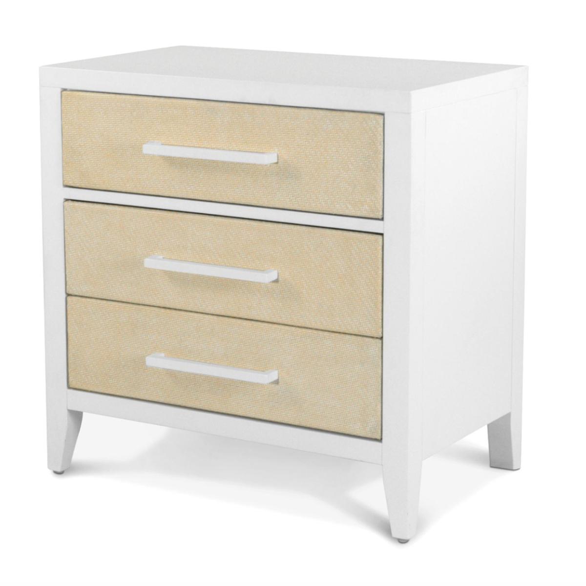 23b6df255a21a59b985bb9885a017da4 Miramar Electrified 3-drawer Woven Nightstand - Image 1