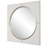 Cyprus Square Mirror, White - Image 4