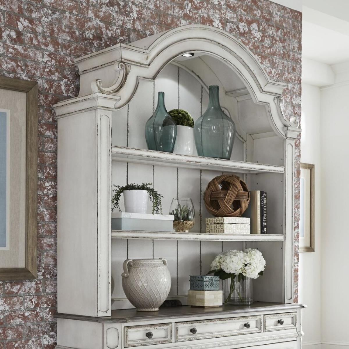 Magnolia Manor Credenza Hutch - Image 2