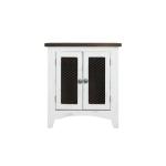 2 Metal Mesh Doors End Table - Pueblo - Image 5