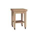 Castored Kitchen Work Center w/ Real Butcher Top