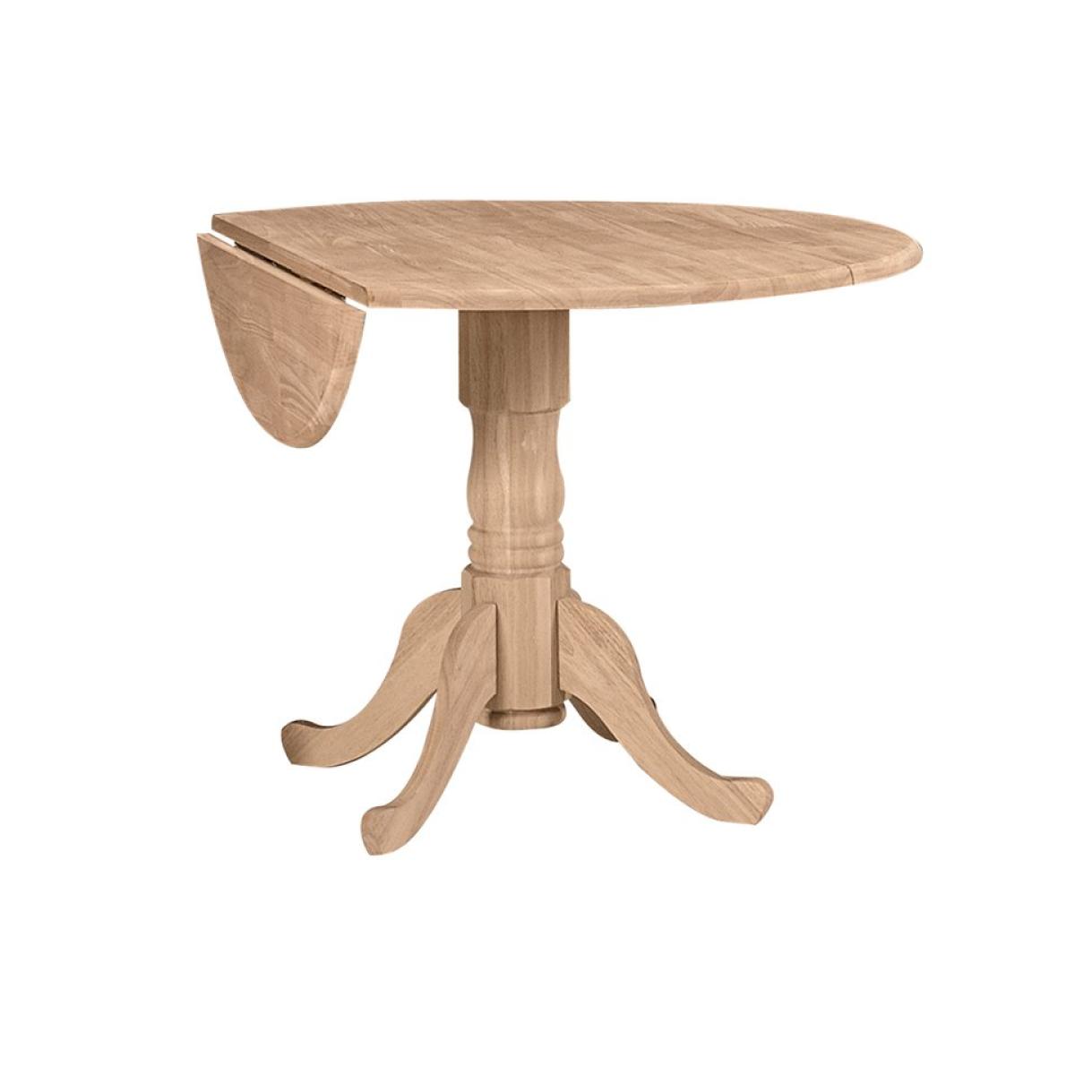 2484f98b664c5ce2cd1850338d5f891d Drop Leaf Pedestal Table - Image 1