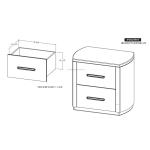 2 Drawer, Nightstand - Balam - Image 12