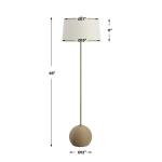 Captiva Floor Lamp, Brass - Image 9