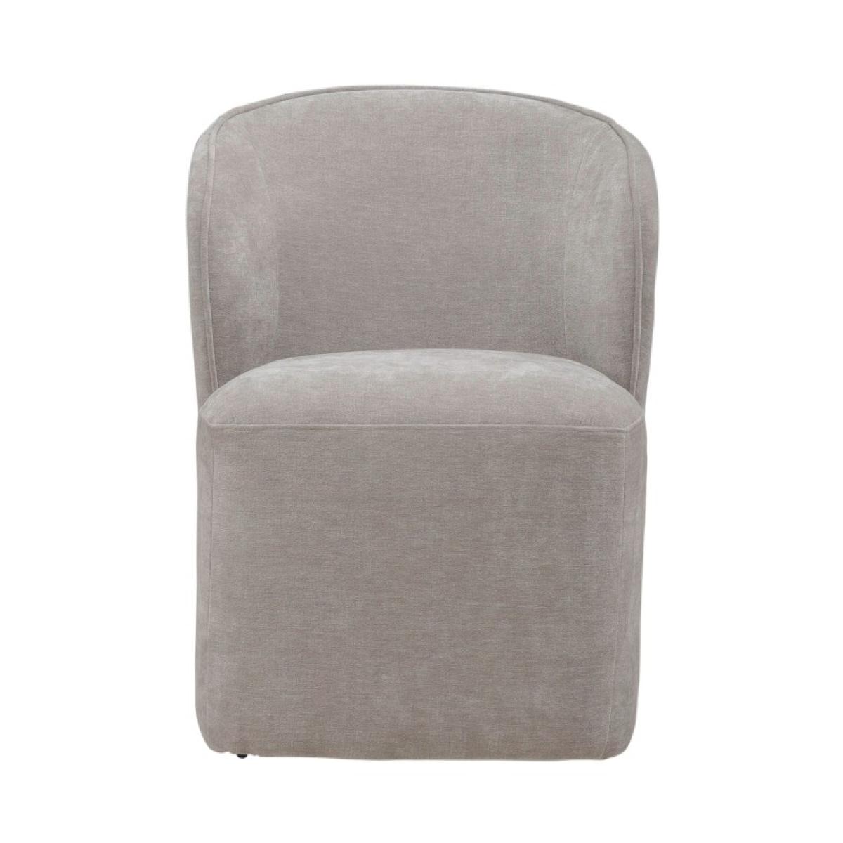 Accent Dining Chair w/ Casters - Truffle - Image 6