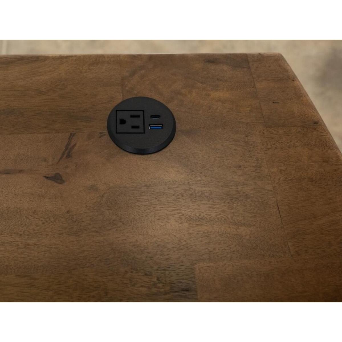 3 Drawer, Desk - Mezquite - Image 8