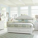 King Storage Bed, Dresser & Mirror, Chest, Night Stand