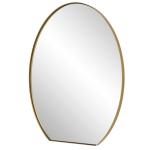 Cabell Oval Mirror, Brass - Image 4