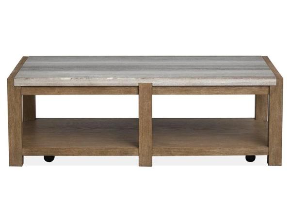 Plum T5768-43 Rectangular Cocktail Table w/Casters - Image 5