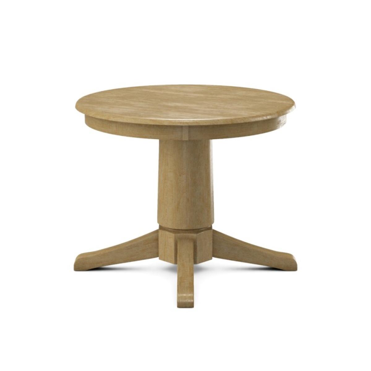 Build Your Own Pedestal Table w/ 30"H Transitional Pedestal for Solid Tops - Image 9