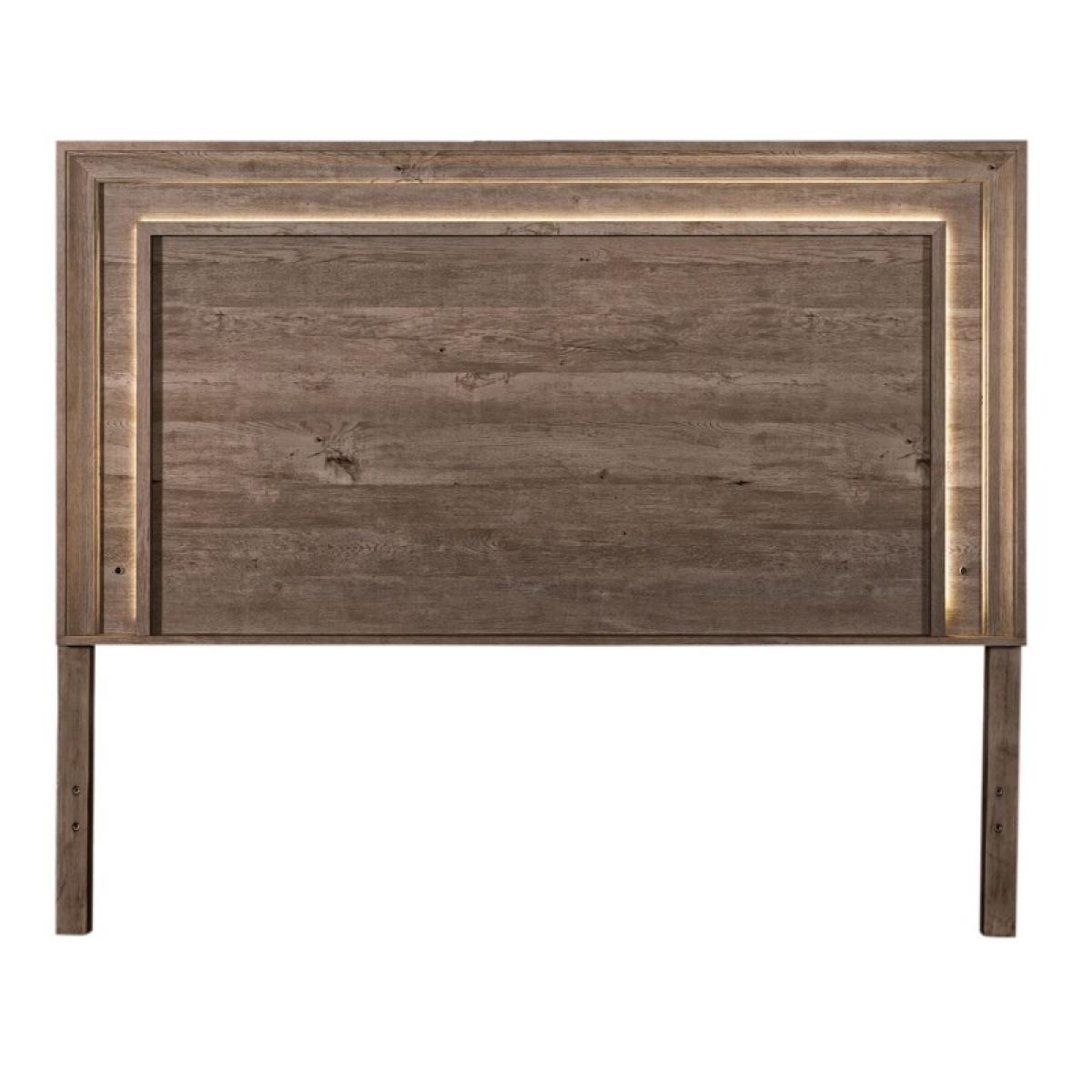 Queen Panel Headboard w/ Lights - Image 4