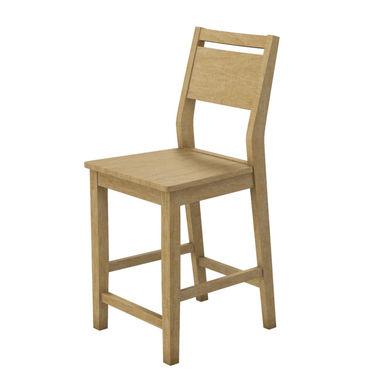 24" Aspen Panel Back Counter Stool - Image 10