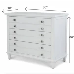 Point Breeze 3 Drawer Bachelor's Chest - Image 10