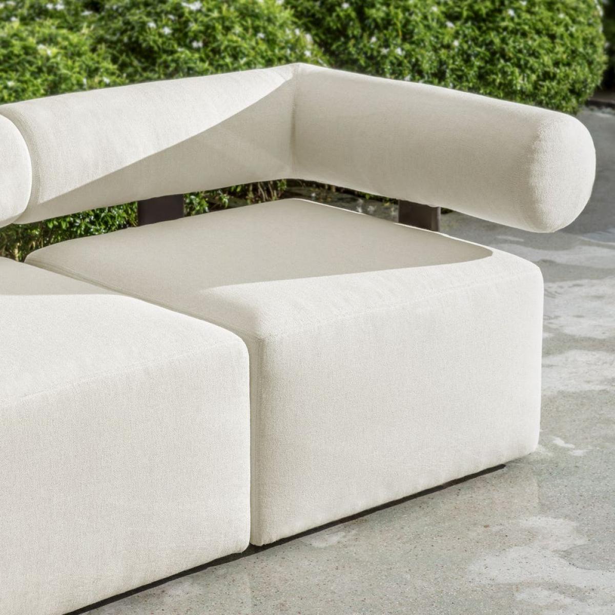 Bolster Back Outdoor Sofa, Corner - Image 15