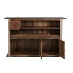 1 Drawer, 2 Door Bar - Antique - Image 4