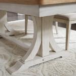 Farmhouse Reimagined 7 Piece Trestle Table Set - Image 6