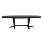 Cosmopolitan Collection - Extension Table and Double Pedestal Base in Coal & Black - T46-4096XXB