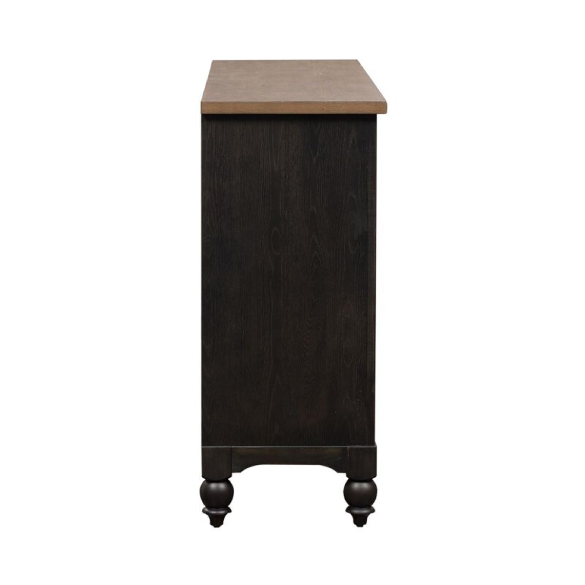 Americana Farmhouse 9 Drawer Dresser - Black - Image 5