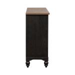 Americana Farmhouse 9 Drawer Dresser - Black - Image 5