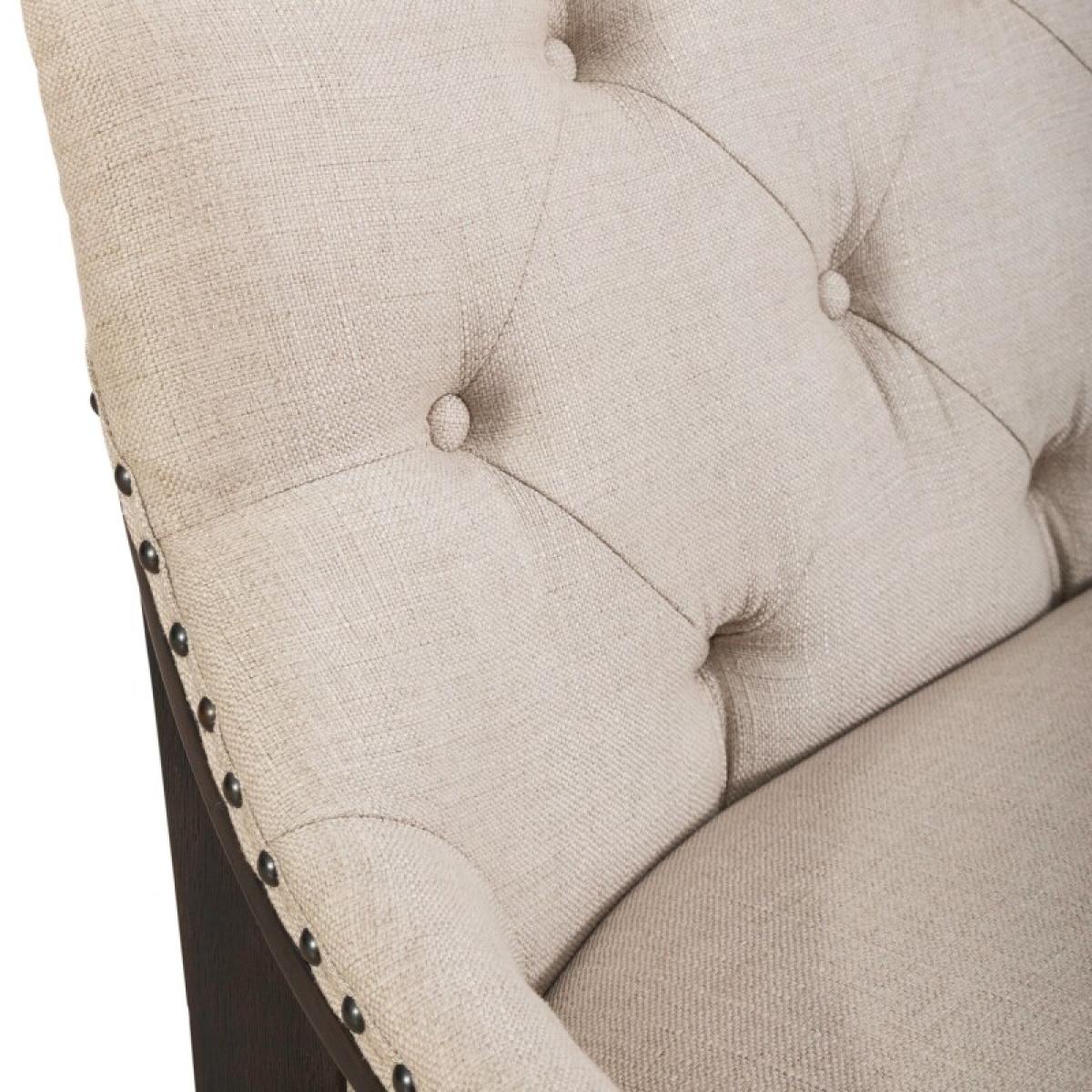 Americana Farmhouse Uph Shelter Dining Bench- Black - Image 10