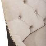 Americana Farmhouse Uph Shelter Dining Bench- Black - Image 10