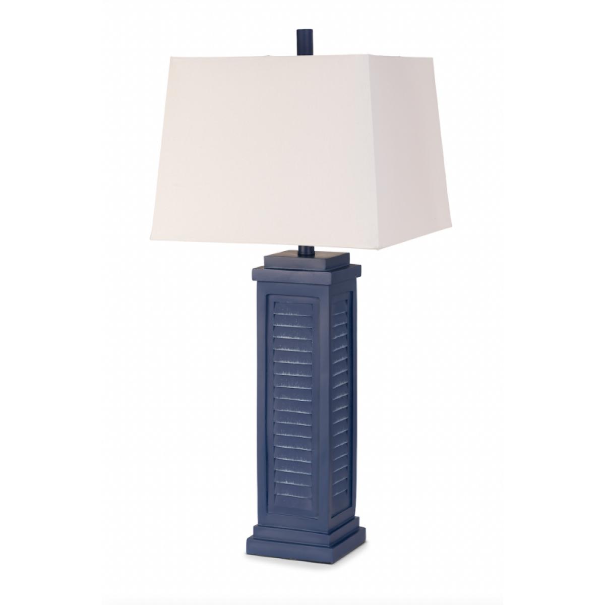 Shutter Table Lamp (Set of 2) - Navy - Image 4