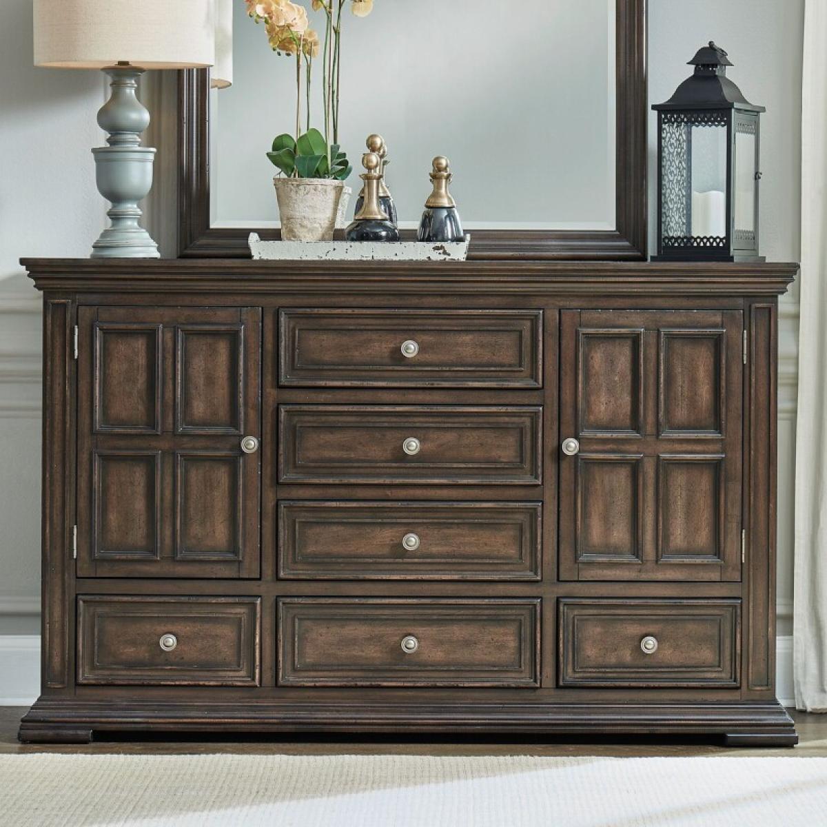 Big Valley 2 Door 6 Drawer Dresser - Image 2