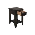 1 Drawer, 1 Shelf, Chairside Table - Teak - Image 4