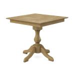 Build Your Own Pedestal Table w/ 36" Square Tabletop w/ Reverse Bevel Edge - Image 18