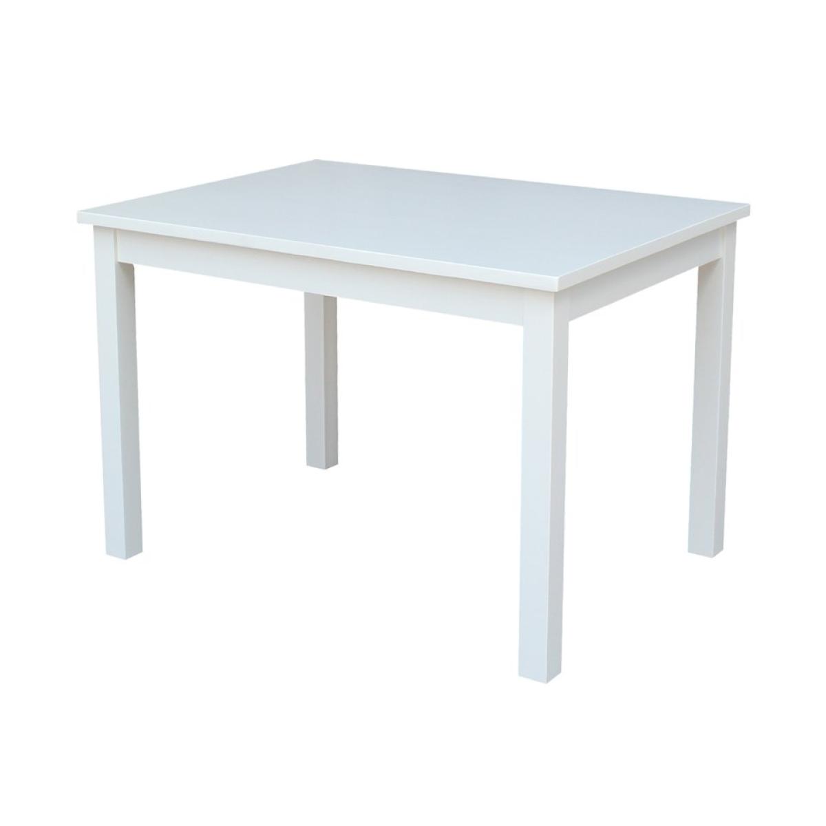 Tykes Collection - Juvenile Table and Chairs in White - CC08-263 - Image 3