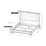 6/6 Low Profile Platform - Antique - Image 7