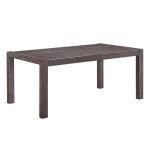 Modern Edge Rectangular Leg Table
