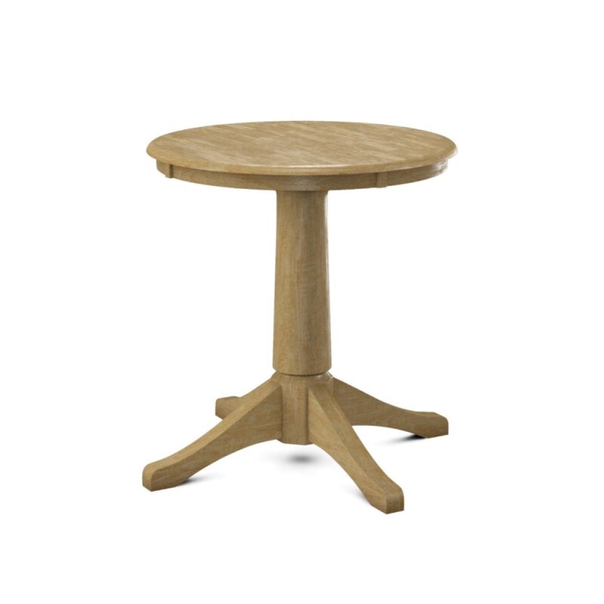 Build Your Own Pedestal Table w/30"H Small Transitional Pedestal - Image 20