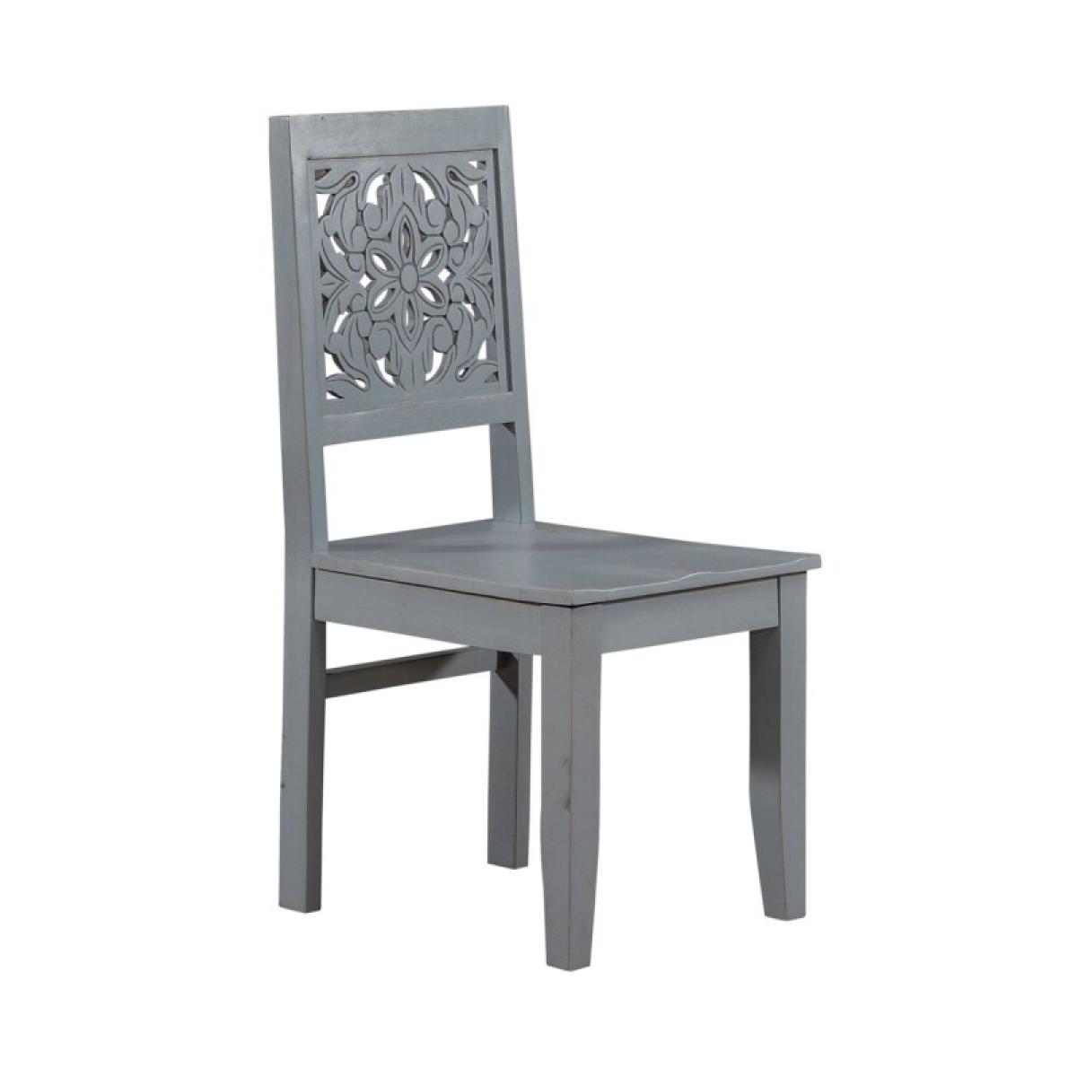 Trellis Lane Accent Chair- Grey - Image 3