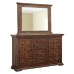 6 Drawer 2 Doors Dresser - Terra - Image 3