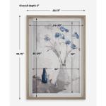 Blue Flowers In Vase Framed Print - Image 8