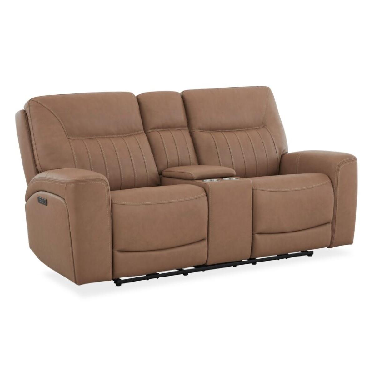 Loveseat w/ Console P2 & ZG - Butternut - Image 4