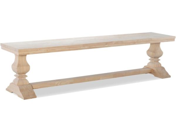 74" Trestle Bench Top & Base - BE-18A