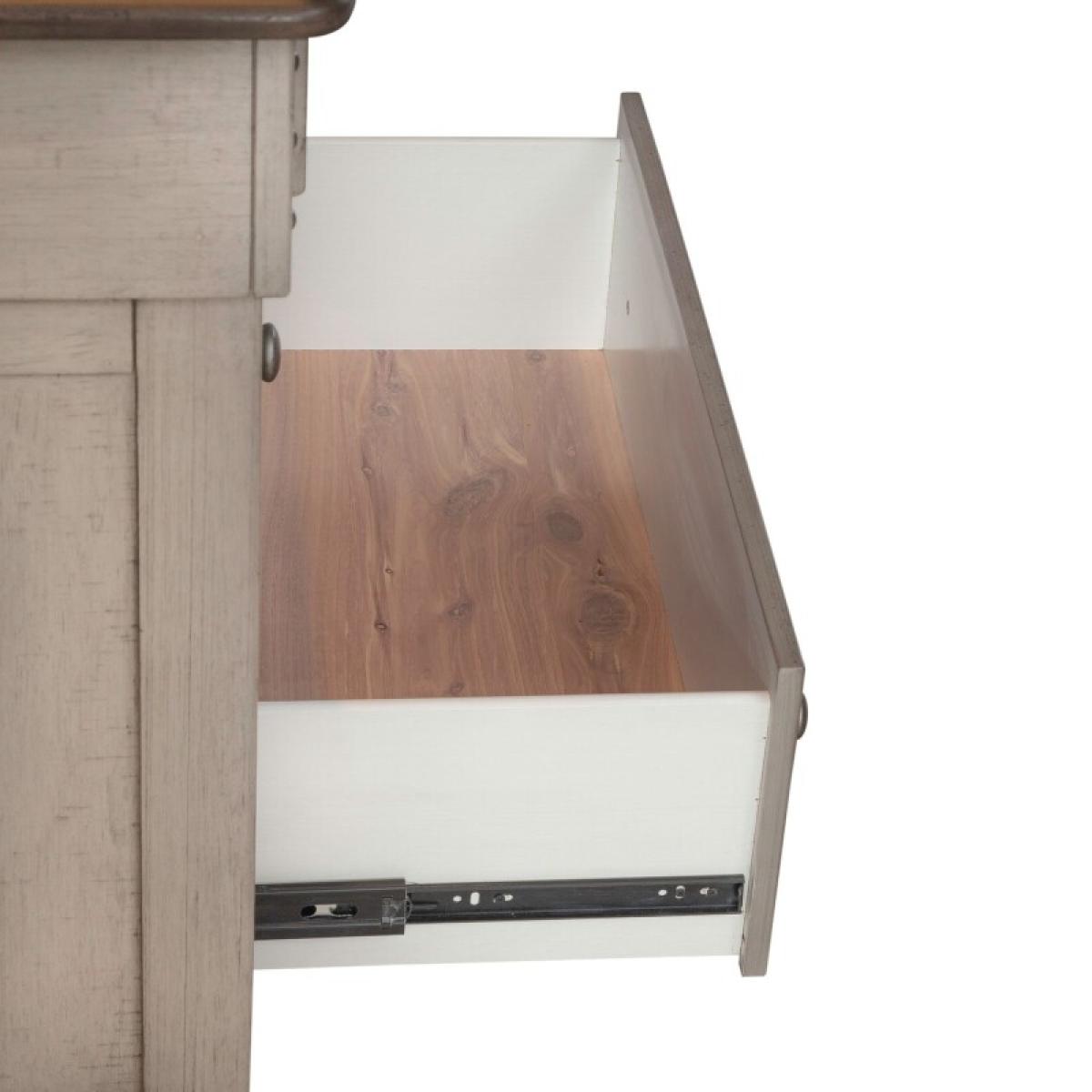 Ivy Hollow 3 Drawer Bedside Chest w/ Charging Station - Image 12