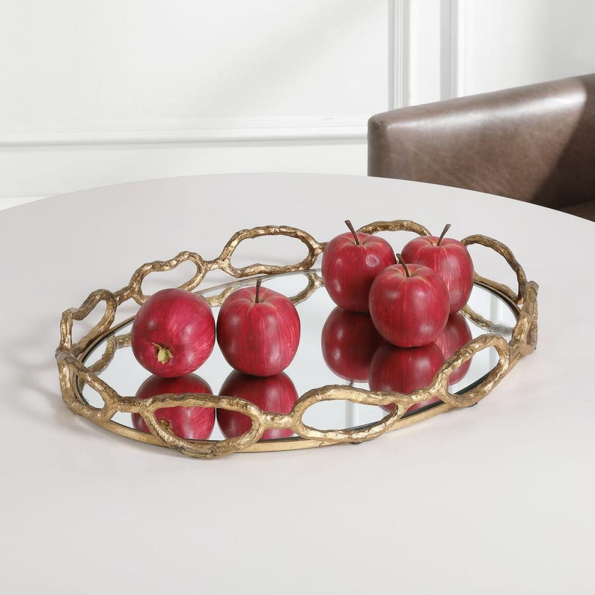 Cable Chain Tray, Gold - Image 8